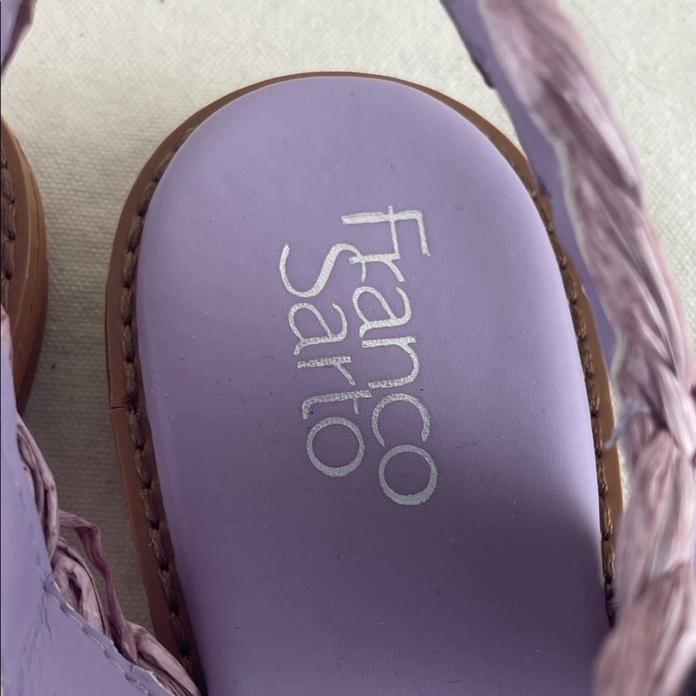 Franco Sarto Lavender Braided Sandals Size 9.5 - Picture 3 of 11